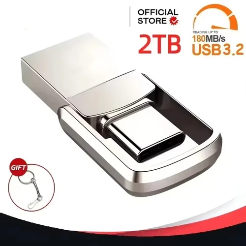 Xiaomi-disco U USB 3,2, interfaz tipo C, teléfono móvil, ordenador, transmisión recíproca, memoria USB portátil, 2TB, 1TB, 256GB, 128GB, 512GB