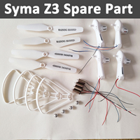 SYMA Z3 Drone Airplane Original Spare Part Front Rear A B Arm with Engine Propeller Protective Frame Blade Cover CW CCW Motor