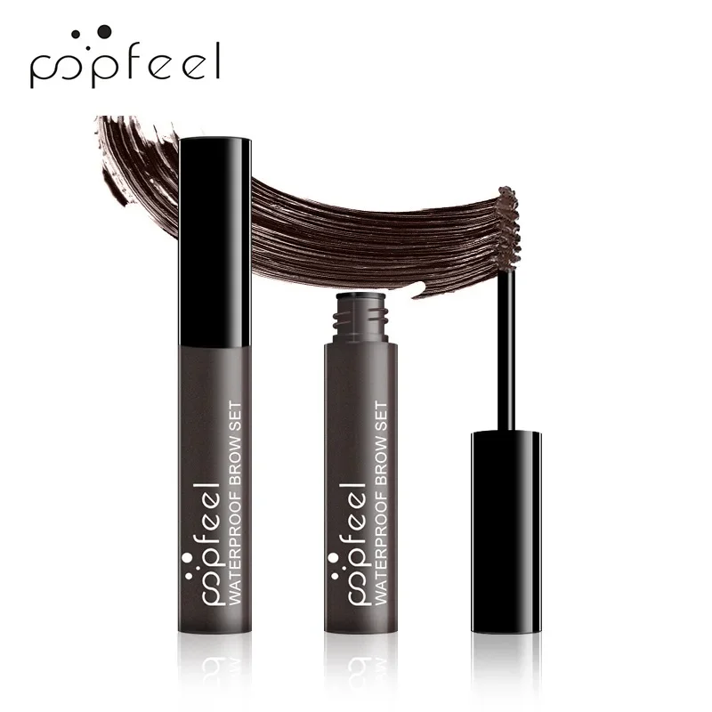 Best-Selling Popfeel Single Color Glitter Eye Shadow Palette Make Up Mineral Eyeshadow Pallet Eyebrow Eyeliner Mascara Brush Set