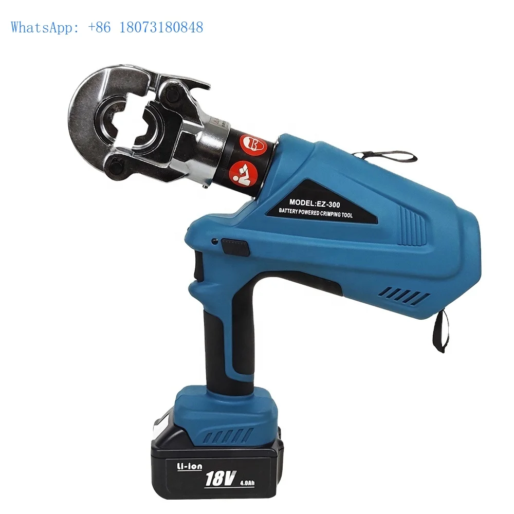 

6T 300mm2 Electric Battery Powered Cable Hydraulic Crimping Tool EZ-300