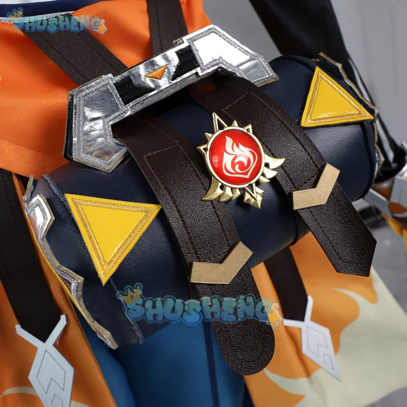 

Genshin Impact Bennett Cosplay Costume Wig Adventures in Blazing Hue Uniform Headwear Mondstadt Halloween Party Women Men Props