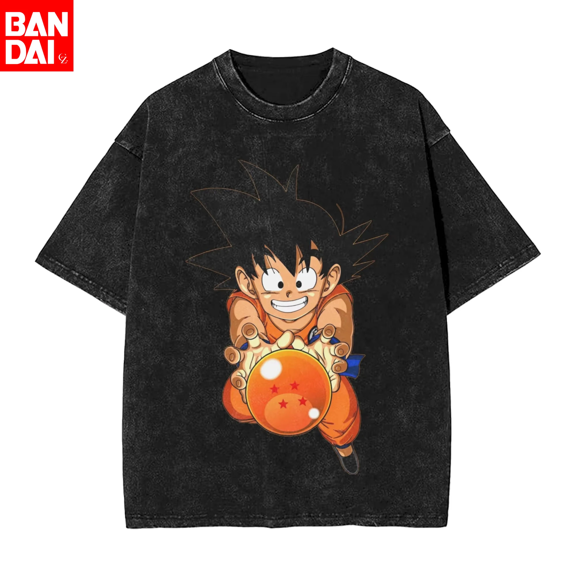 

Goku Kanji Go Logo T Shirt Dragon Ball Z Anime Men Vintage Acid Wash Oversized Cotton Streetwear Minimalist Graphic Tees 2026