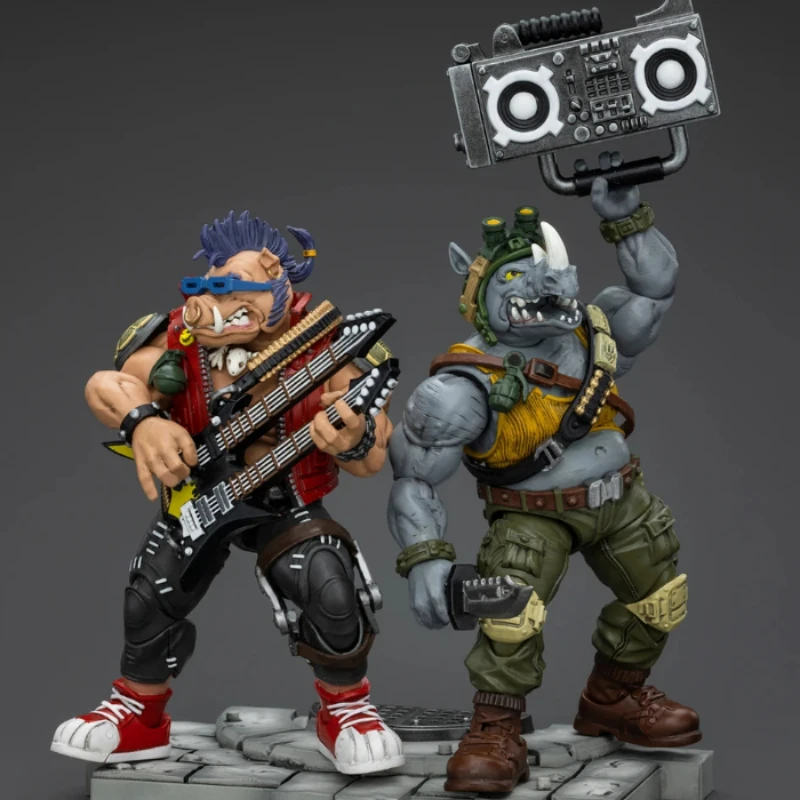 

JOYTOY TMNT 1/18 Action Figure TMNT-Shredder Rodney Action Figure Movable Model Collection Desktop Decor Toy Boy's Gift New