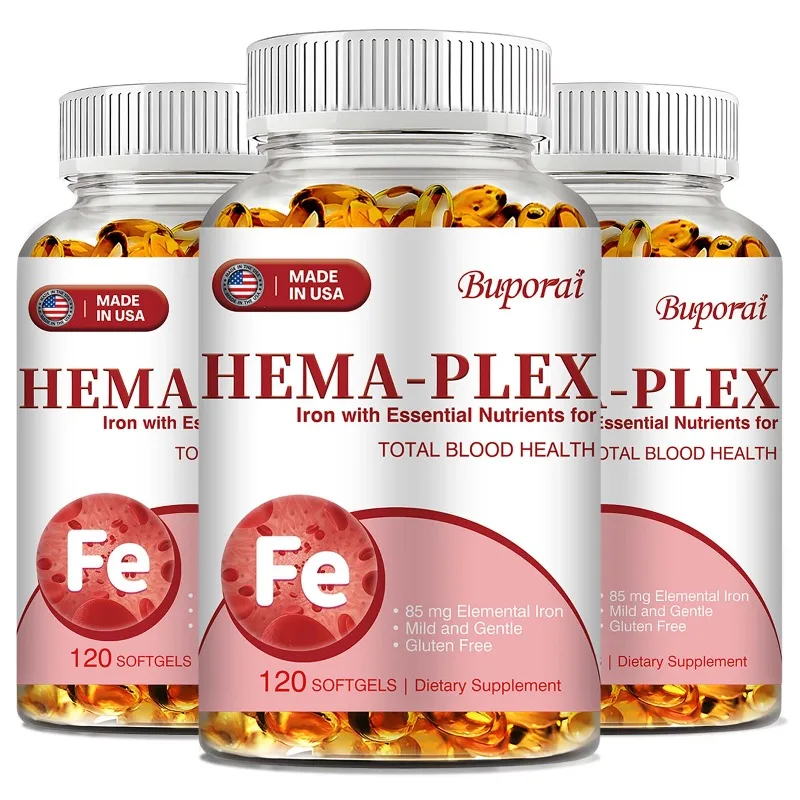 

Железная добавка Hema-Plex — способствует формованию красных клеток крови, метаболизму и улучшения иммунитета.