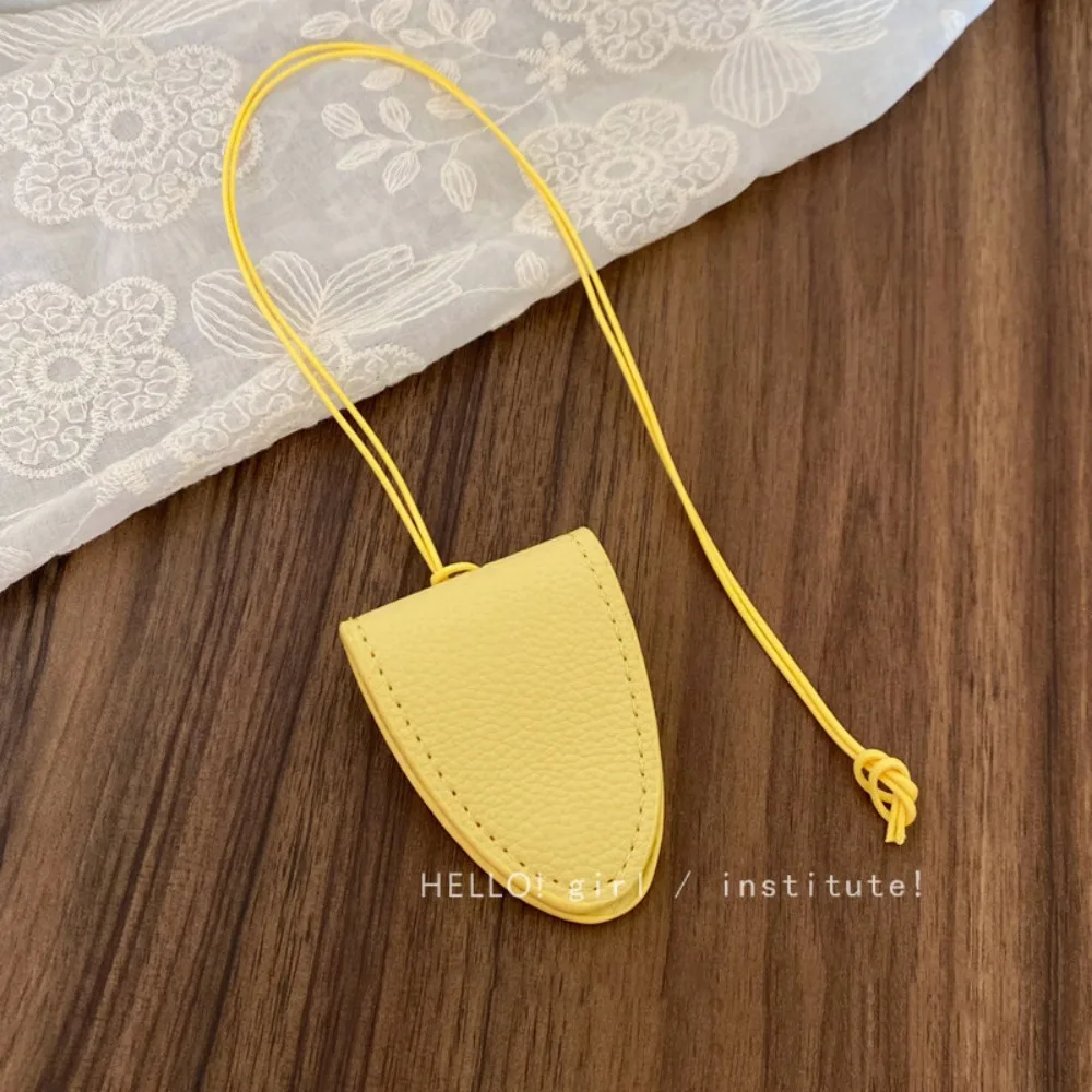 Anti-lost Pu Leather Magnetic Glasses Clip Pendant Neck Hanging Long Necklace Eyeglass Clip Sunglasses Storage