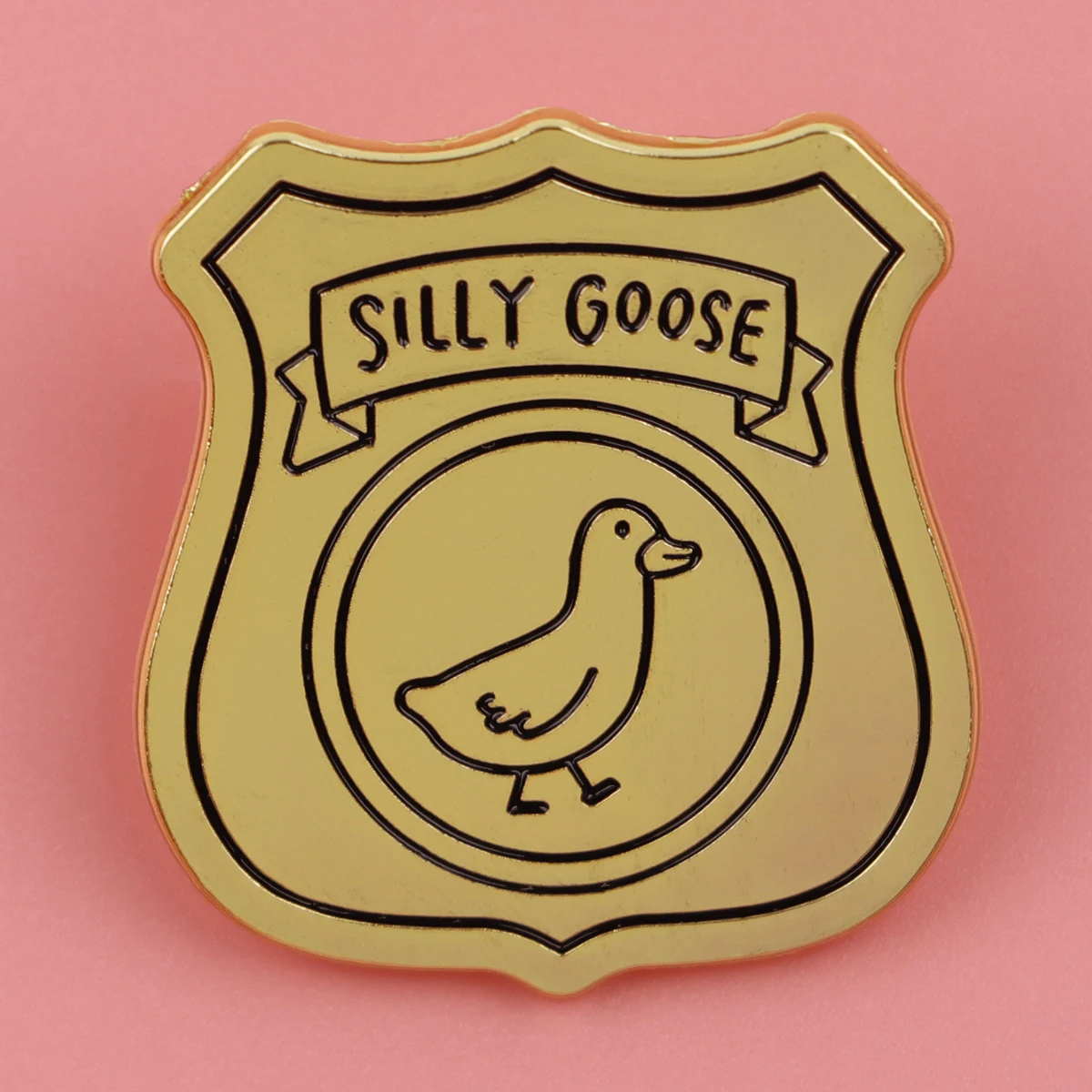 Silly Goose Enamel Lapel Pin Badge Pins Hats Clothes Backpacks Decoration Jewelry Accessories Gift