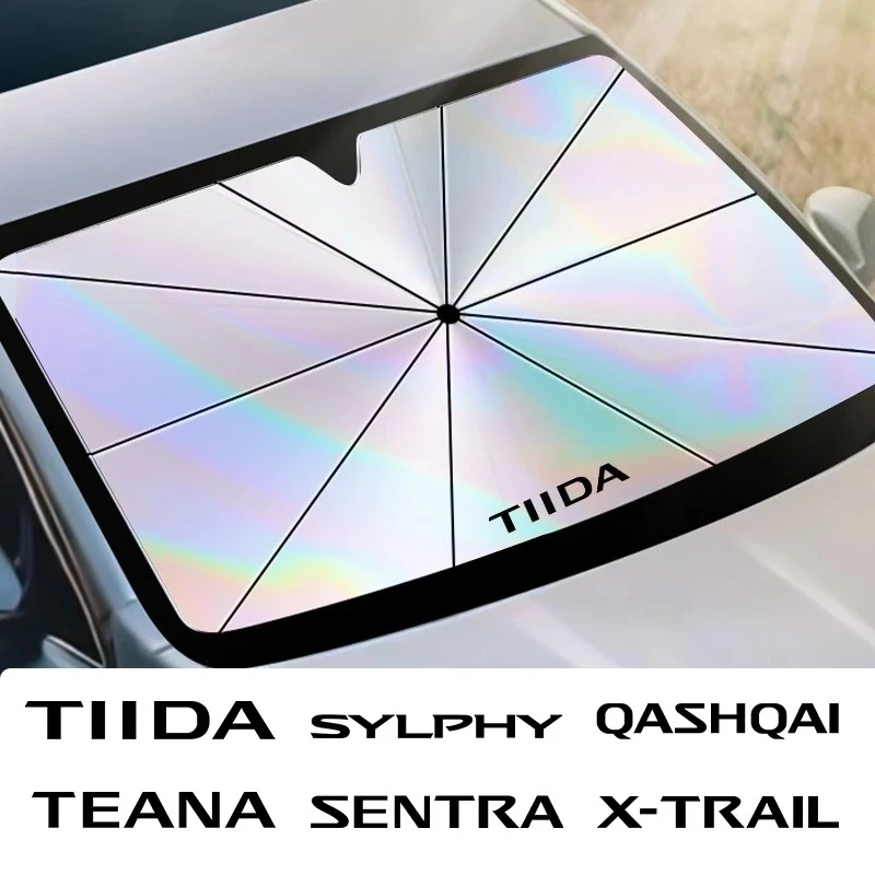 

Car Front Windshield Foldable Sunshade Umbrella For Nissan Qashqai Patrol X-trail Tiida Sylphy Juke Teana Almera Altima Sentra