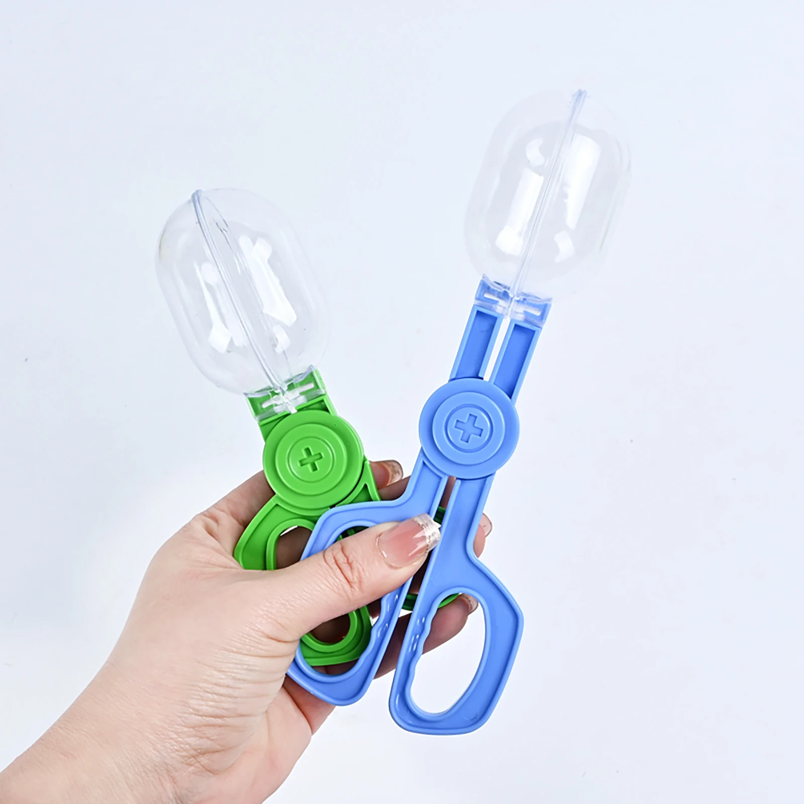 Children'S Outdoor Tweezers, Transparent Capsules, Hairballs, Insects, Kindergarten Beans, Fine Motor Exercises, Insect Toys