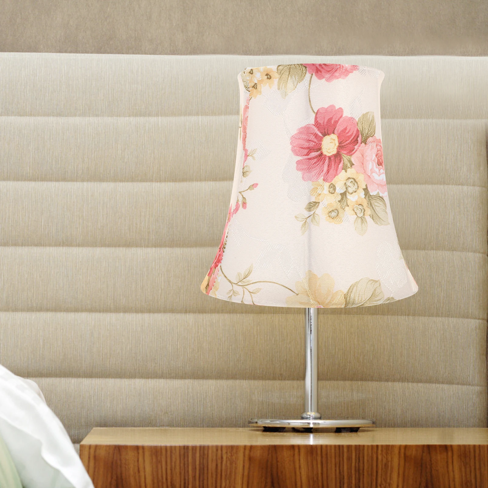 

Fabric Lampshade 15CM Bird Song Flower Scent Simple Replacement Desk Table Floor Lamp Shades Light Covers Lampshades