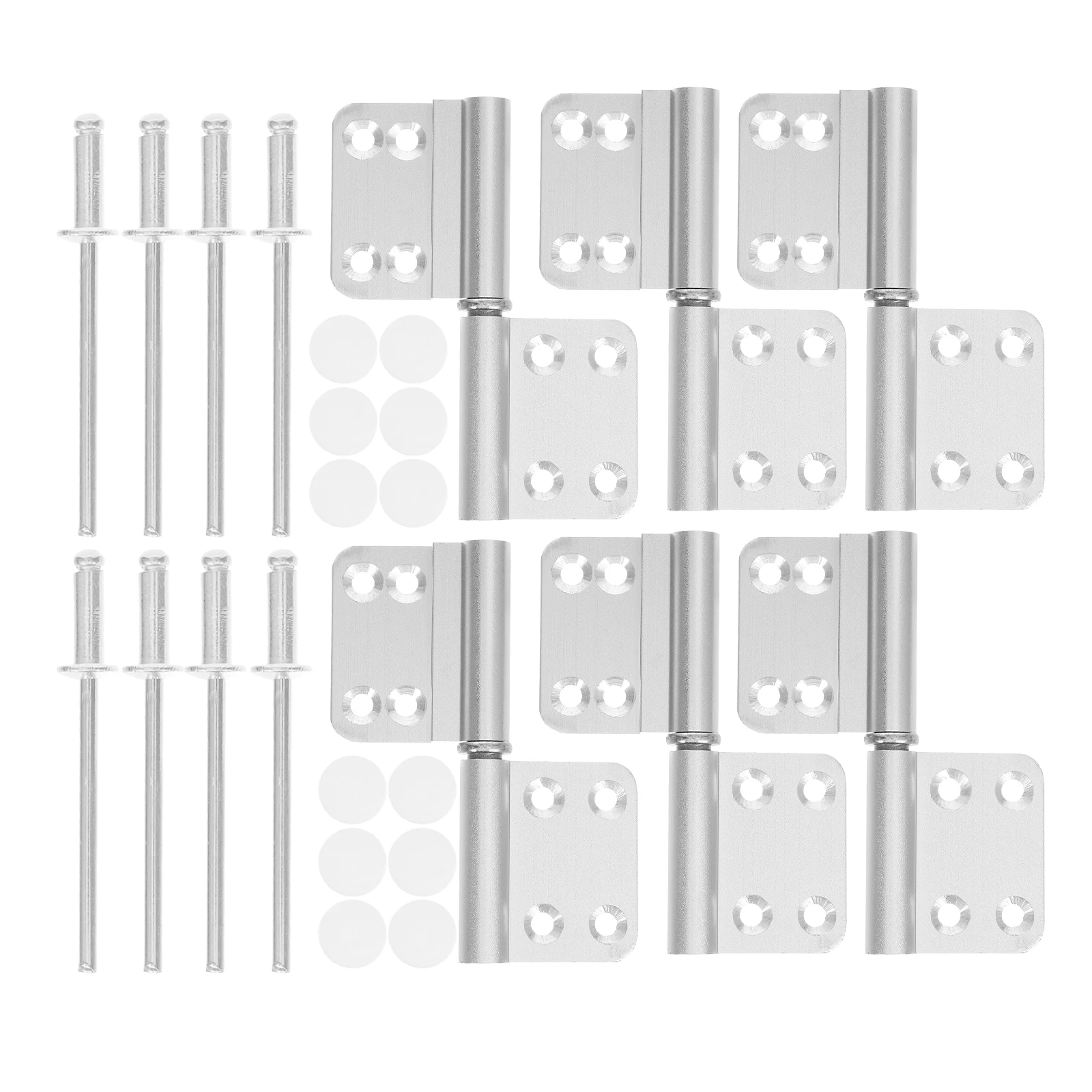 

6 set Bathroom Door Removable Flag Removable Lift Off Hinge For Cabinet Indoor Outdoor Use Lift Off Metal Weld On Hinges Hinges