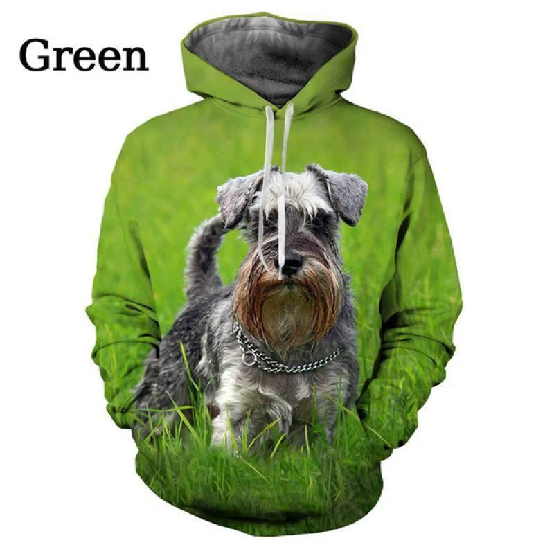 Lovely Animal Dog Hoodie 3D Printed Hoodies Men Women Animal Graphics Hooded Pullover Long Sleeve Men's Sweatshirts Clothing