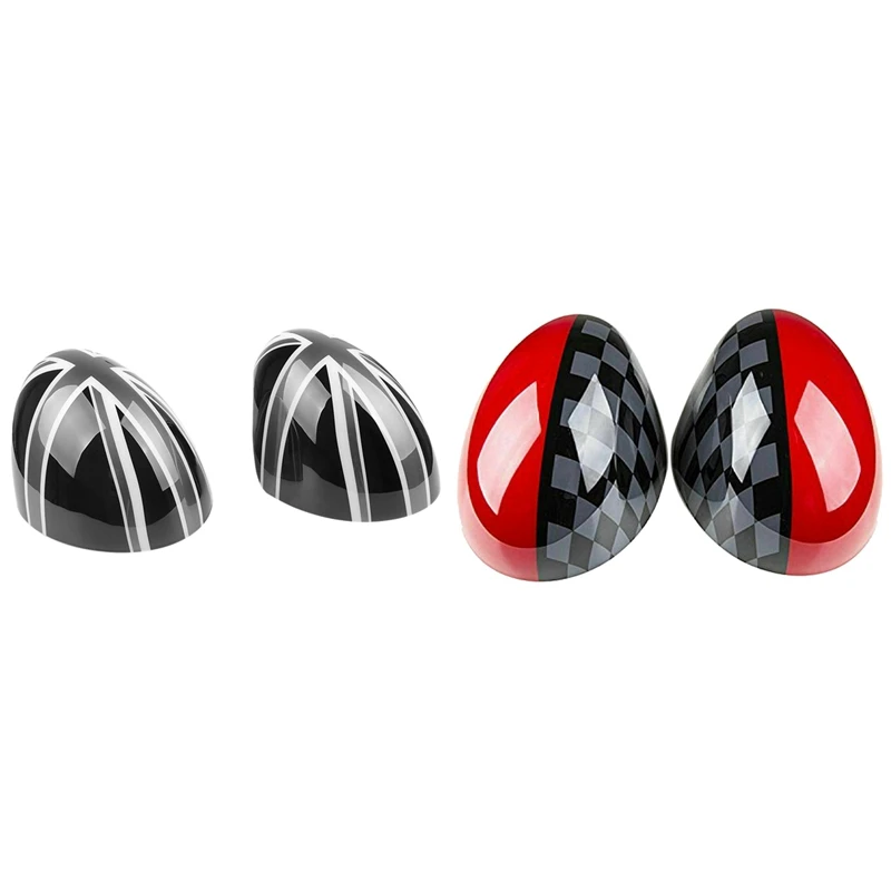 

4 Pcs Car Door Side Mirror Cover Caps For Mini Cooper Hardtop F54 F55 F56 F57 F60 Series JCW Style