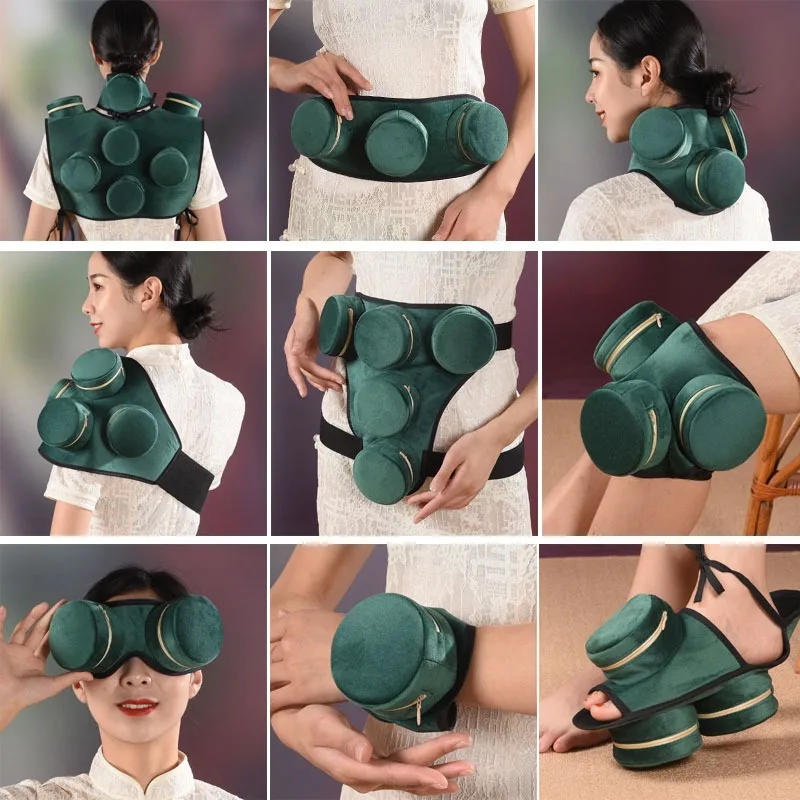 

Противоожоговая медная бездымная коробка для прижигания/фильтр, тканевый чехол для прижигания/набор палочек для моксы, плечевая шея, колено, живот, WarmTherapy