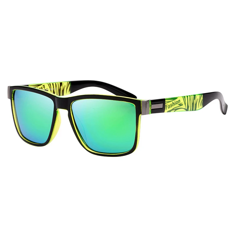 Classic Sports Polarized Sunglasses Men Women Fashion Square Male Sun Glasses Stylish Summer Blue Green Shades Goggle UV400