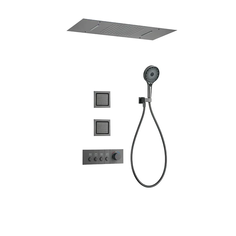 

Встроенный, душ, пистолет золы скрытый, постоянная температура, встроенный настенный тип, навес дождевой водопад, потолок