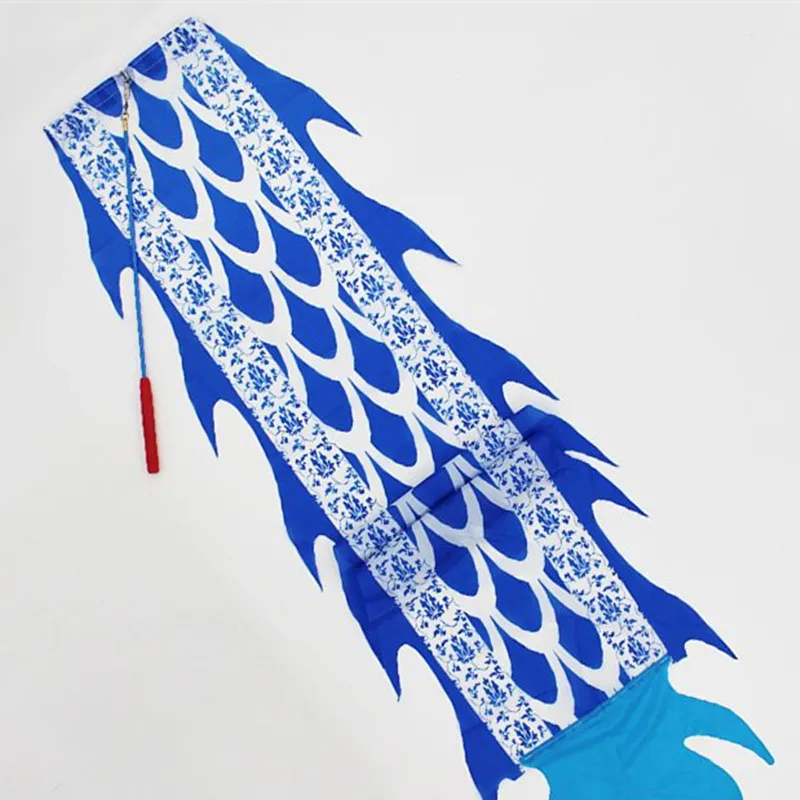 3 Meters Chinese Silk Dragon Ribbon Dance Prop For Kids Children Chinese New Year Rod Dragon Dance Practice School Events