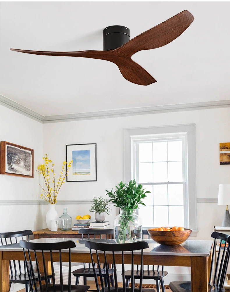 FUMANJIA 52-Inch Industrial Retro Ceiling Fan for Home with Remote — detail 11