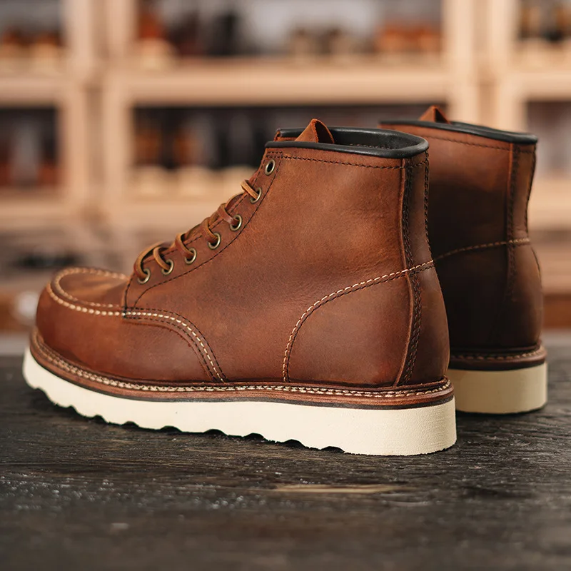 KOWM Botas de caza tácticas piel – Impermeables para senderismo hombre - imagen 5