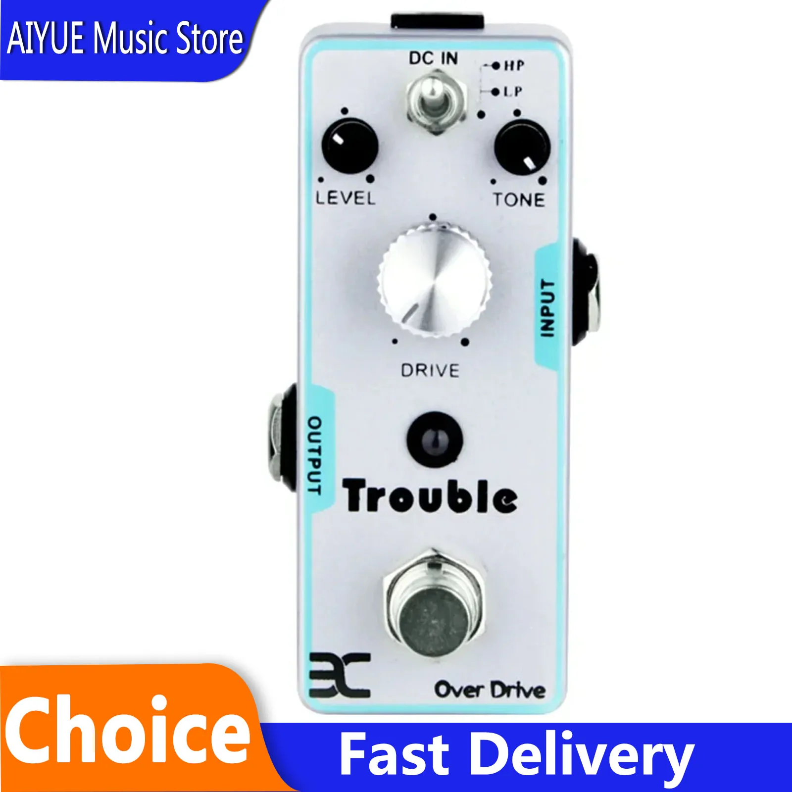 

ENO Electric Guitar Effect Pedal TC16 Trouble Overdrive Pedal Electronic Tube Distortion Tone Outstanding Guitar Effect Parts