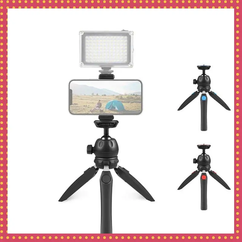 

1 PCS Multifunctional Portable Mini Bracket VLOG Live Stabilizer Tripod Steady Shot Anti-Shake Bracket With Phone Clip, Red