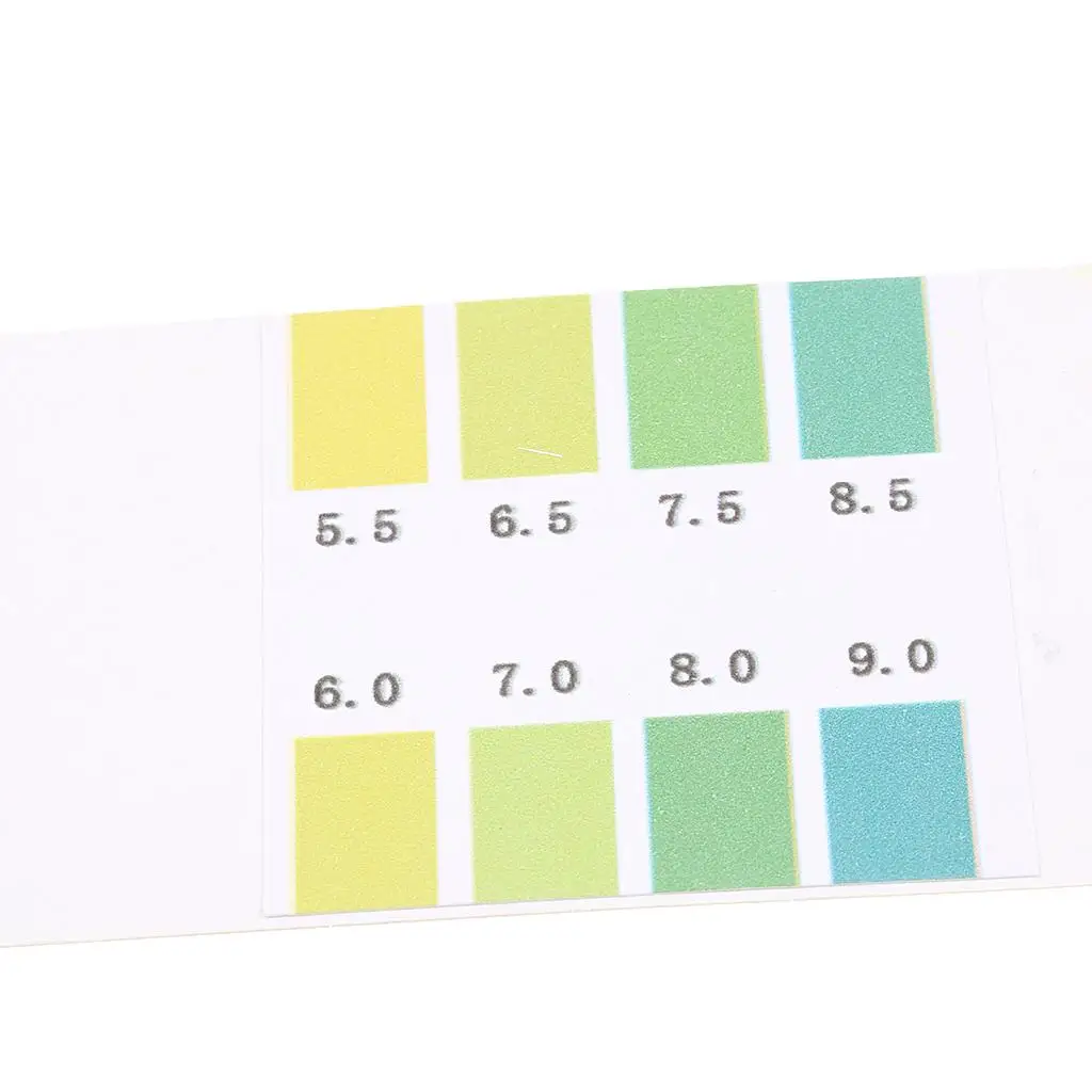 Ph Test Strips 5.5-9.0 Color Chart Cosmetics Testing Paper Universal Indicator for Classroom Chemistry Education