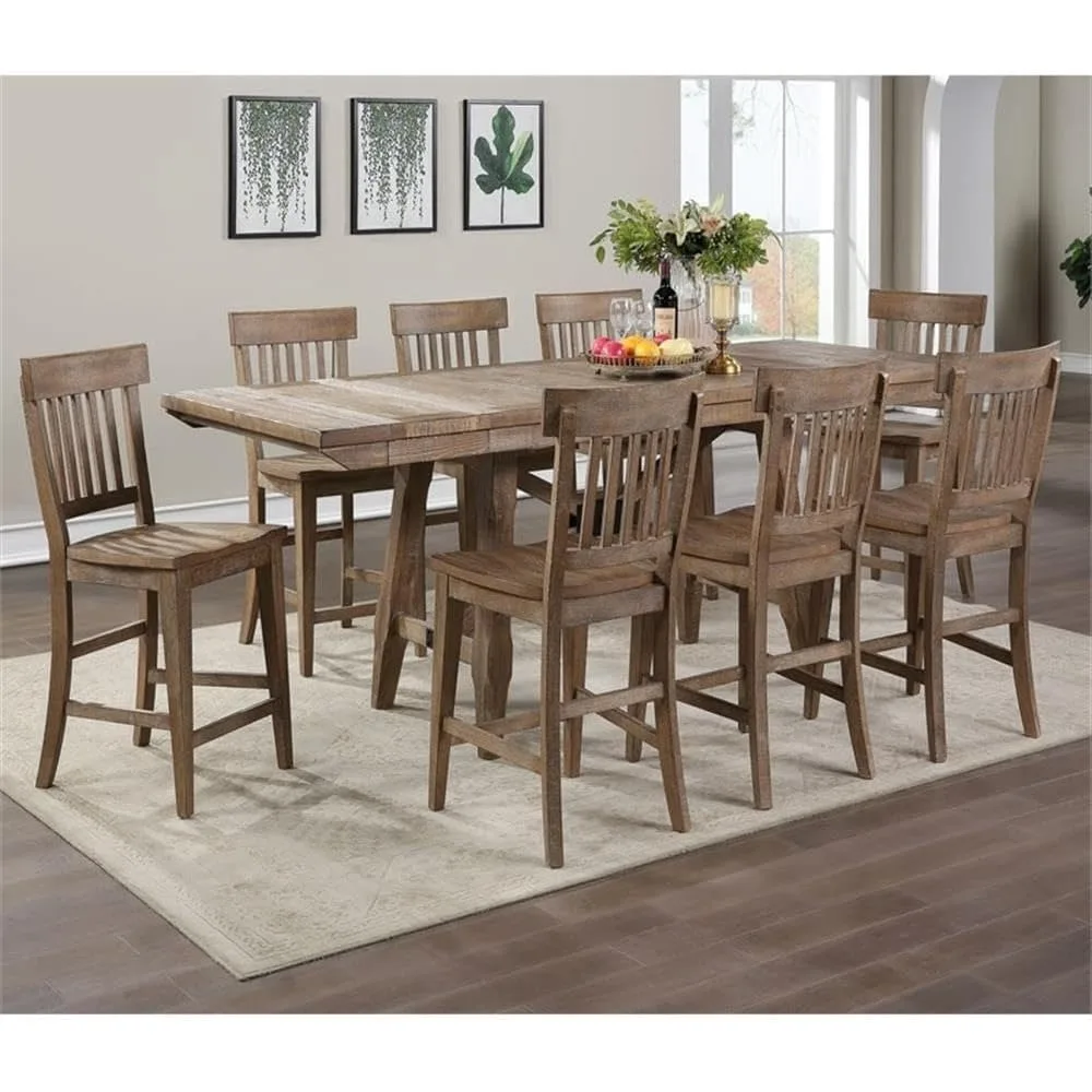 Riverdale Counter Height 9pc Set, 72