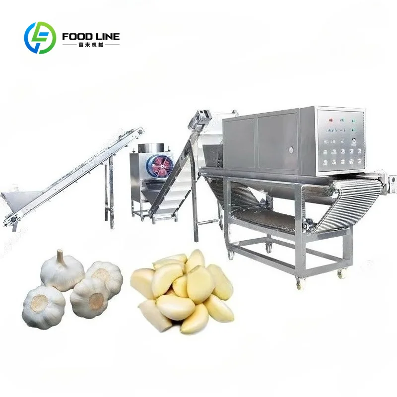 Customized  Industrial Garlic Peeler Machine Single Phase Garlic Skin Peeling Maker New Garlic Peeling Machine