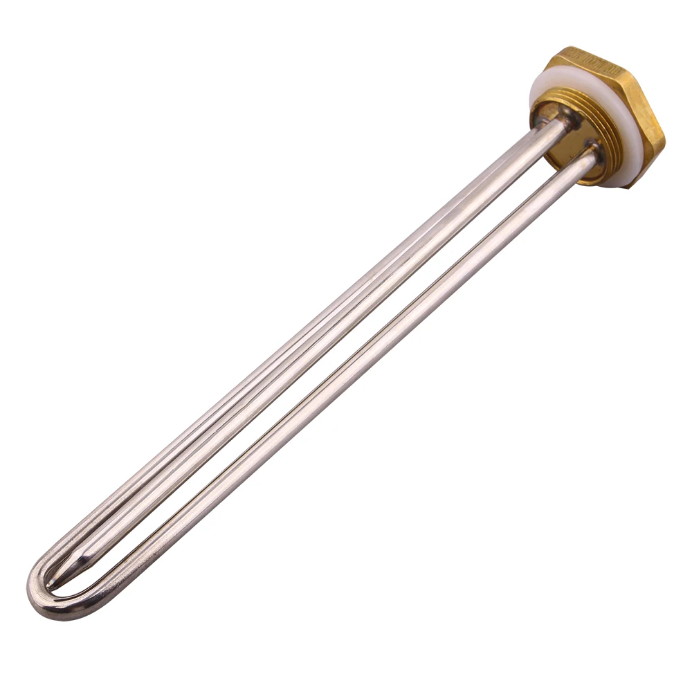 DERNORD DC Electric Water Heater with Probe Tube DN32 Solar Heater 48V/96V Immersion Heating Element 250/450W/1000W/1500W SUS304