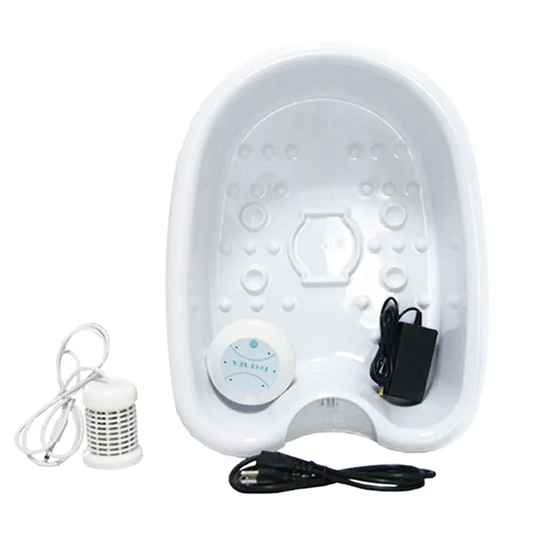 Detox Ionic Foot Spa Bath Massager Machine Electric FootBath Cleanse Footspa Vibrating Whirlpool Care Arrays Aqua Health Therapy