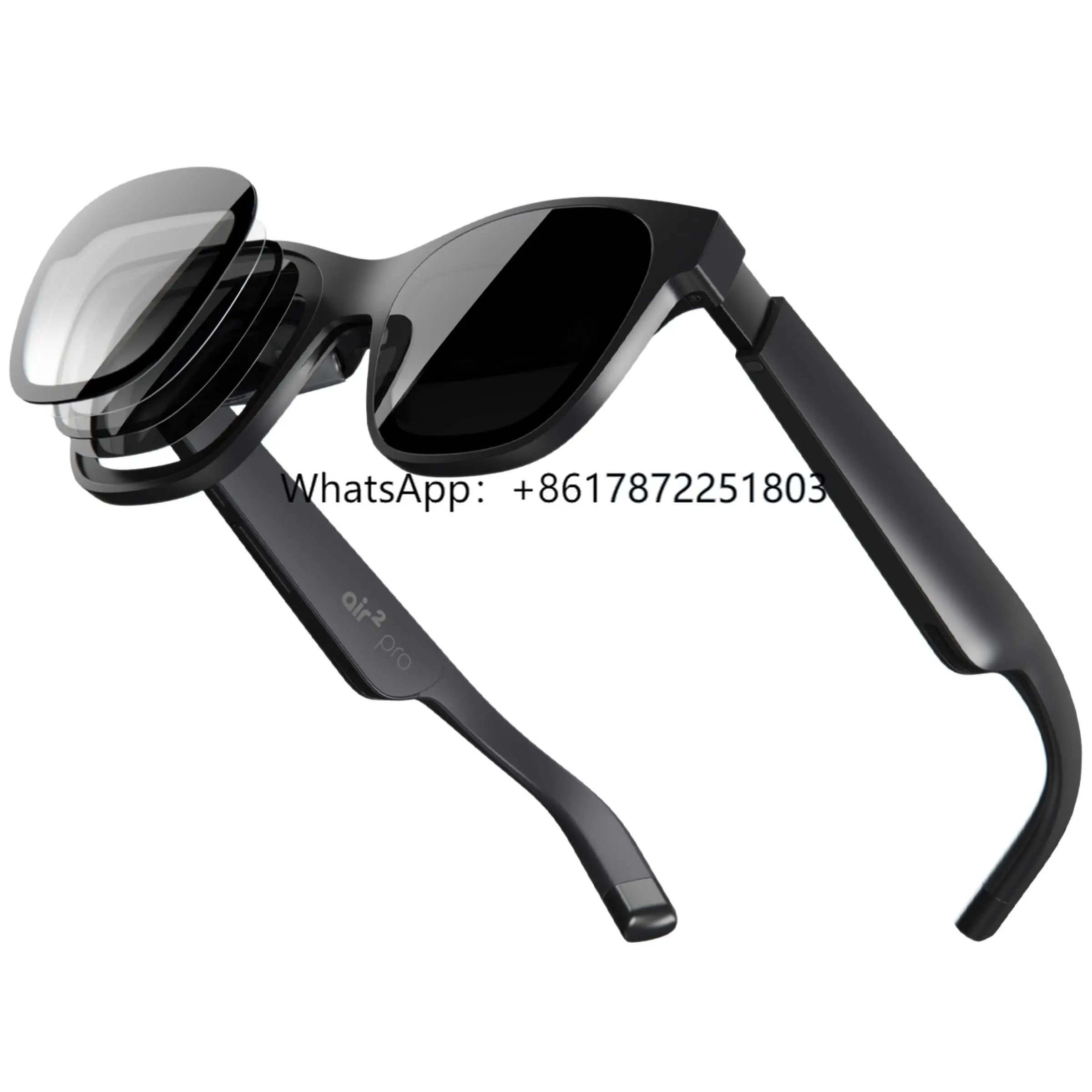 Xreal Air 2 Pro Ar Glasses | 46° Fov 130" 120hz Hd Display  Compatible With Steam Deck Rog Pc Android Ios Ps5 Xbox