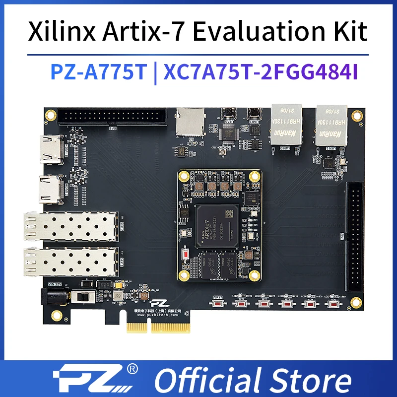 

single board computer PZ-A775T-KFB motherboard Puzhi Evaluation Kit xilinx Artix-7 soc fpga development board