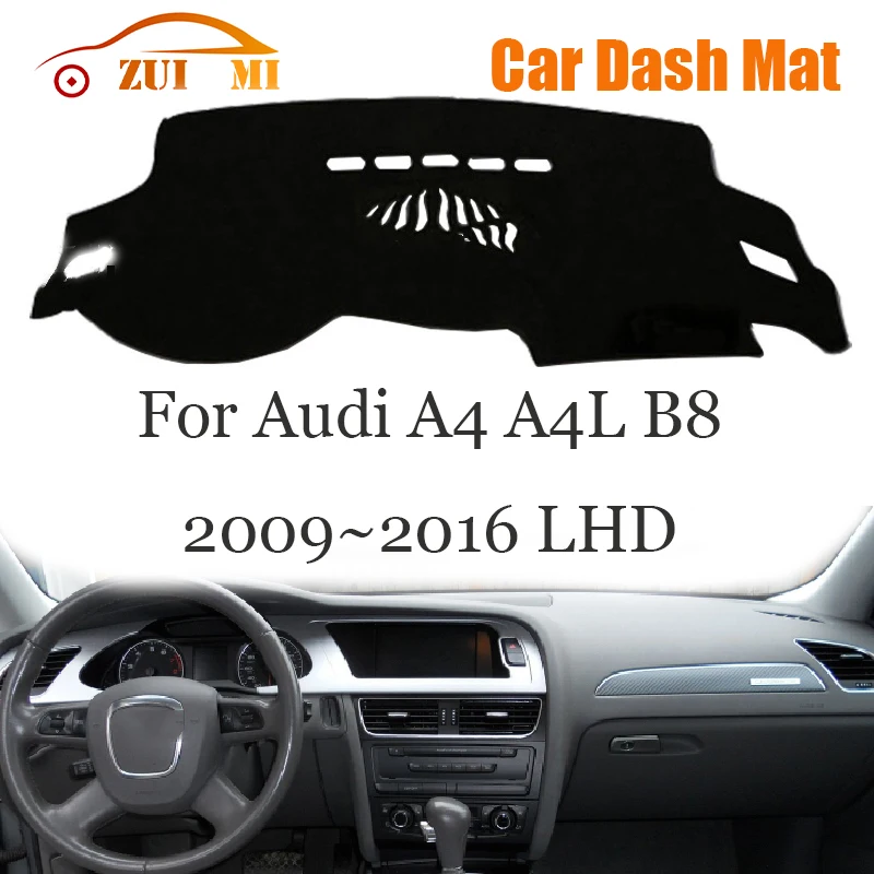 

ZUIMI Dashboard Cover Dash Mat Dashmat For Audi A4 A4L B8 2009-2016 LHD RHD Dash Board Cover Pad Sun Shade