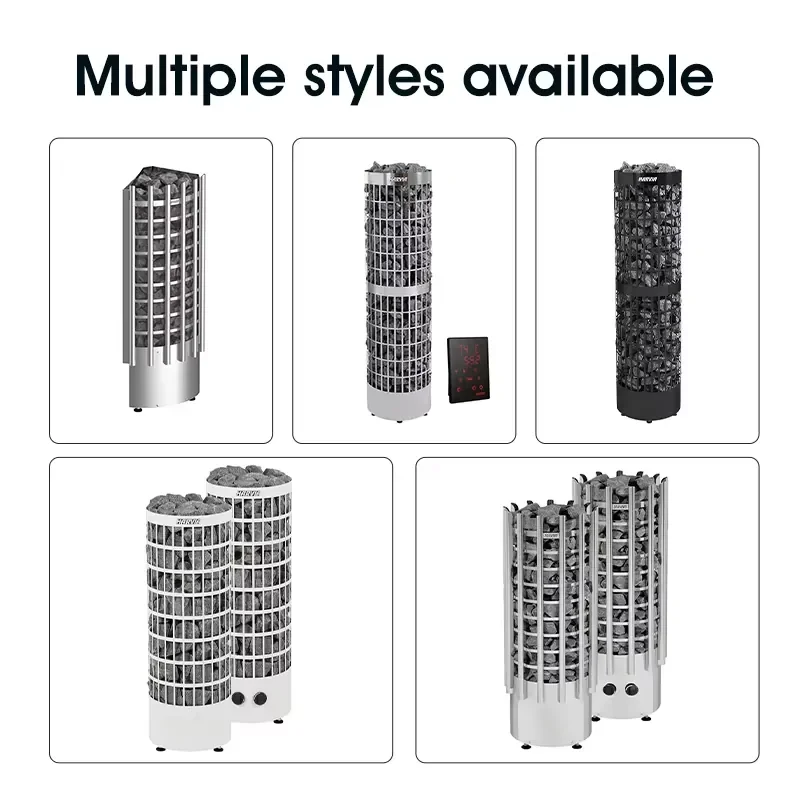

Harvia Modern Stainless Steel Sauna Stove Dry Steam Internal Control Heater for Gym and Sauna Room Drying Sauna Heater OEM