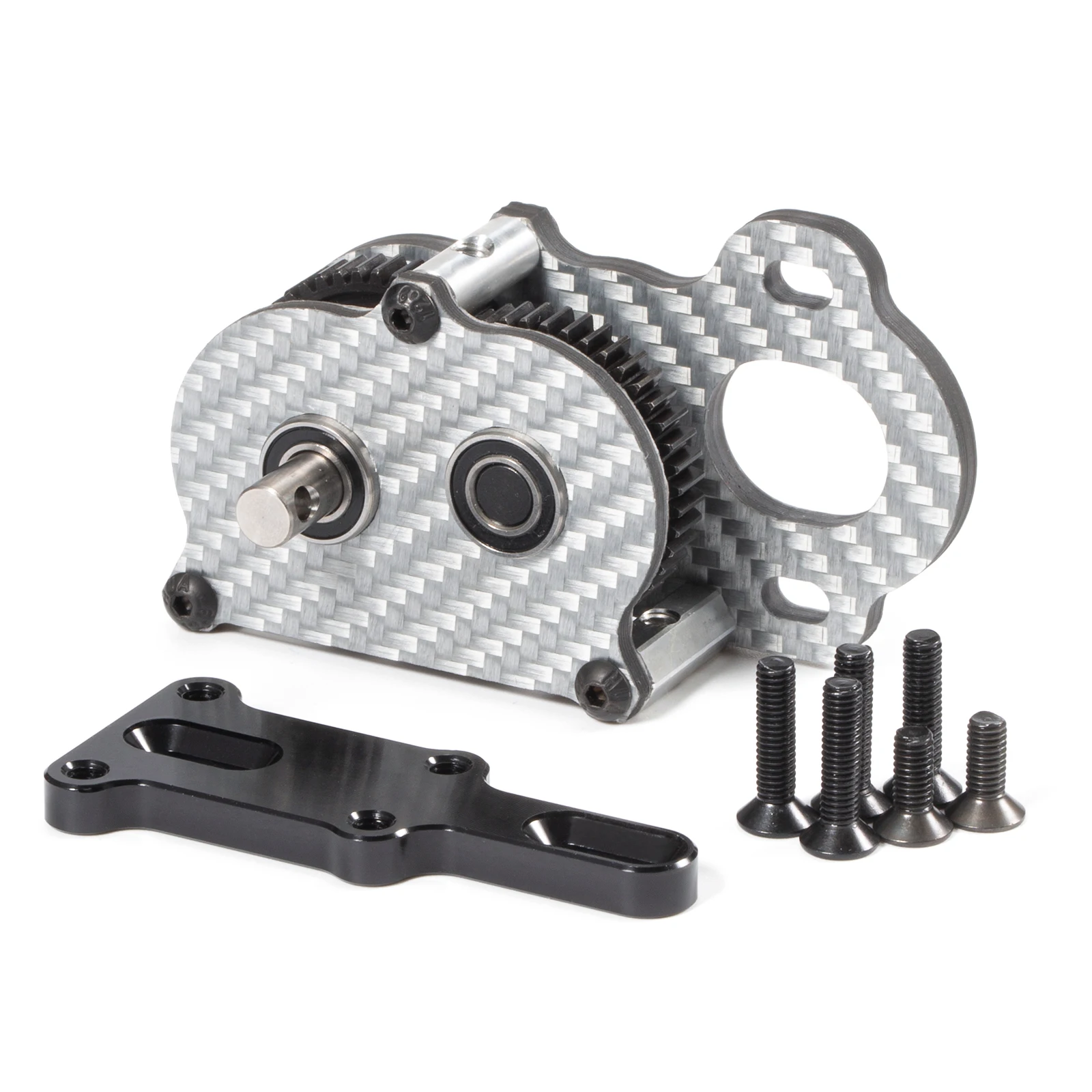35g Carbon Ultralight NOD LCG Transmission 48P Straight Axle Gearbox for Scaler Sportsman 1/10 RC Crawler Chassis AR44 AR45