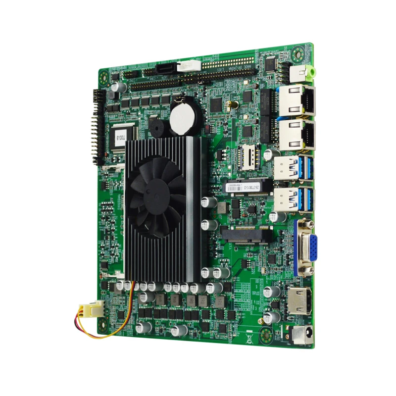 Placa Base Mini ITX Eip EITX-7380, Compatible con CPU Intel i3-6100U/i5-6200U, Doble LAN, Memoria DDR4 de 8GB, Servidor de Computación Compacto