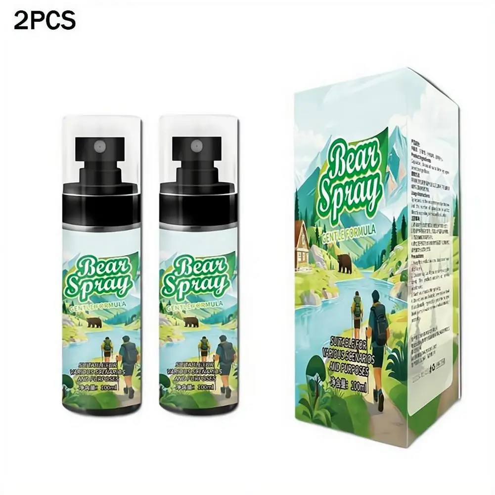 Tragbares Bärenabwehrspray für Outdoor-Aktivitäten, Tierabwehrmittel für Camping und Wandern, Schutzmittel mit Pfefferöl, Hundeabwehr-Sicherheitsgerät – Detail 10