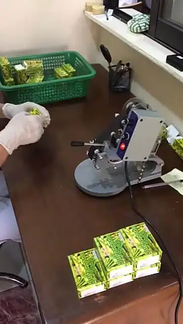 Machine d'impression de date d'expiration DY-8, estampage à chaud, machine de codage par lots