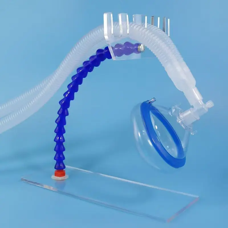 Universeller beweglicher Beatmungsventilator, verstellbarer Anästhesie-Atemschaltungshalter mit drehbarer Drehgelenk- und Gewinderohrunterstützung – Detail 5