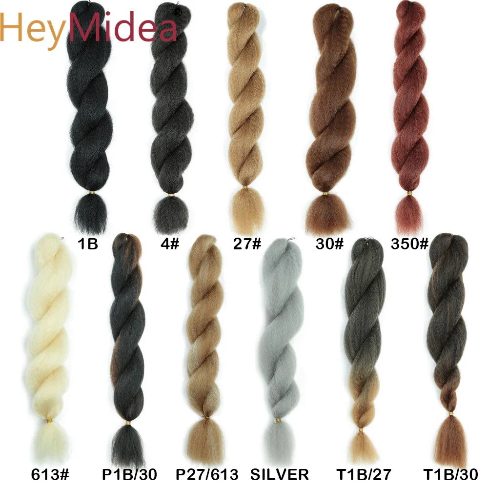 Vixen 크로 셰 뜨개질 변태 곱슬 대량 머리 합성 야키 스트레이트 말리 브레이드 헤어 익스텐션 Ombre Crochet Braids Hair For Women