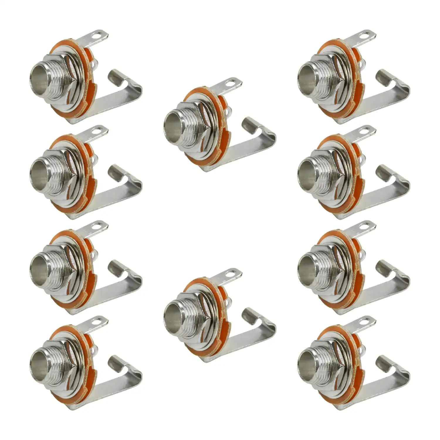 10x Jack J10/P10 Female Mono Professional-Open Circuit