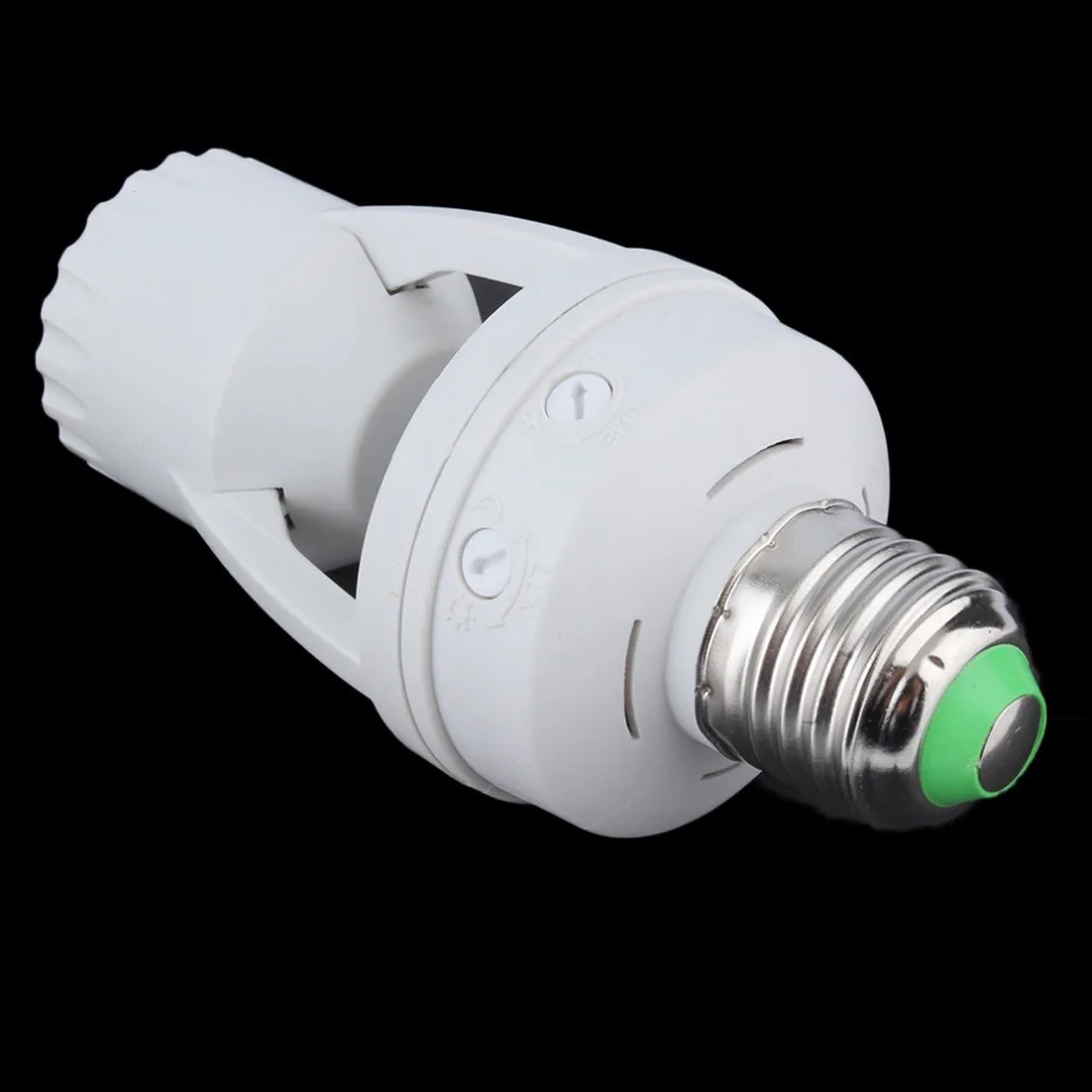 

E27 Led Infrared Motion Sensor Lamp Holder 100V-240V Plastic Copper Automatic On Off For Outdoor Street Corridor Lighting