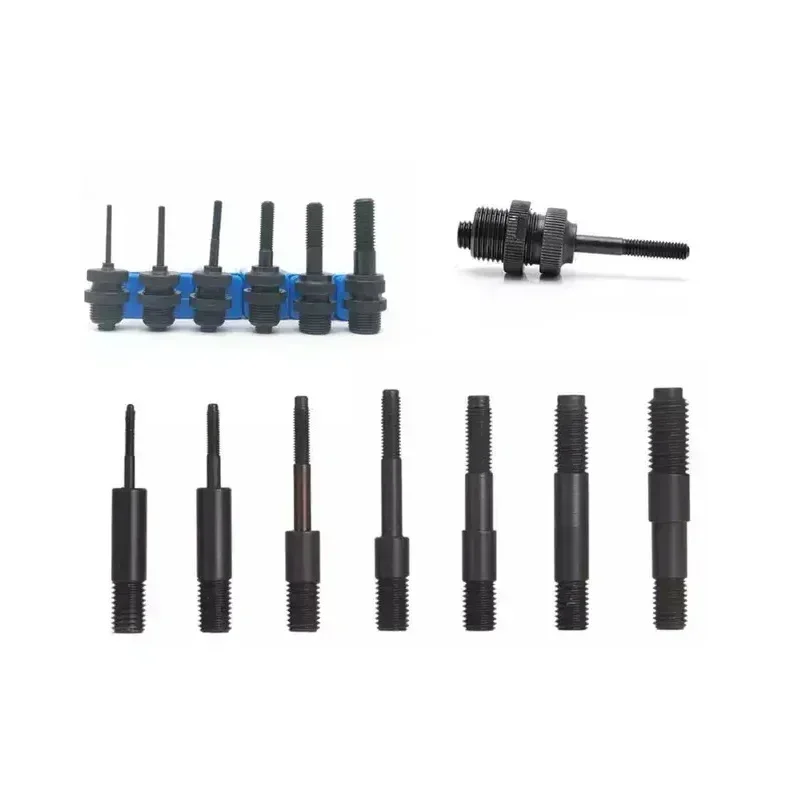 Hydraulic Automatic Pneumatic Rivet Nut Gun Nose Assembly Double Threaded Pull Rod Riveter Tool Accessories M3M4 M5 M6 M8 M10M12 - view 5
