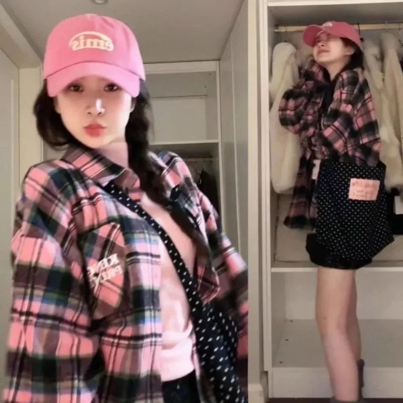 Korean Vintage Striped Women Shirt Oversize Long Sleeve Polo-neck Single Breasted Thin Woman Blouse Office Lady Outwear Camisas