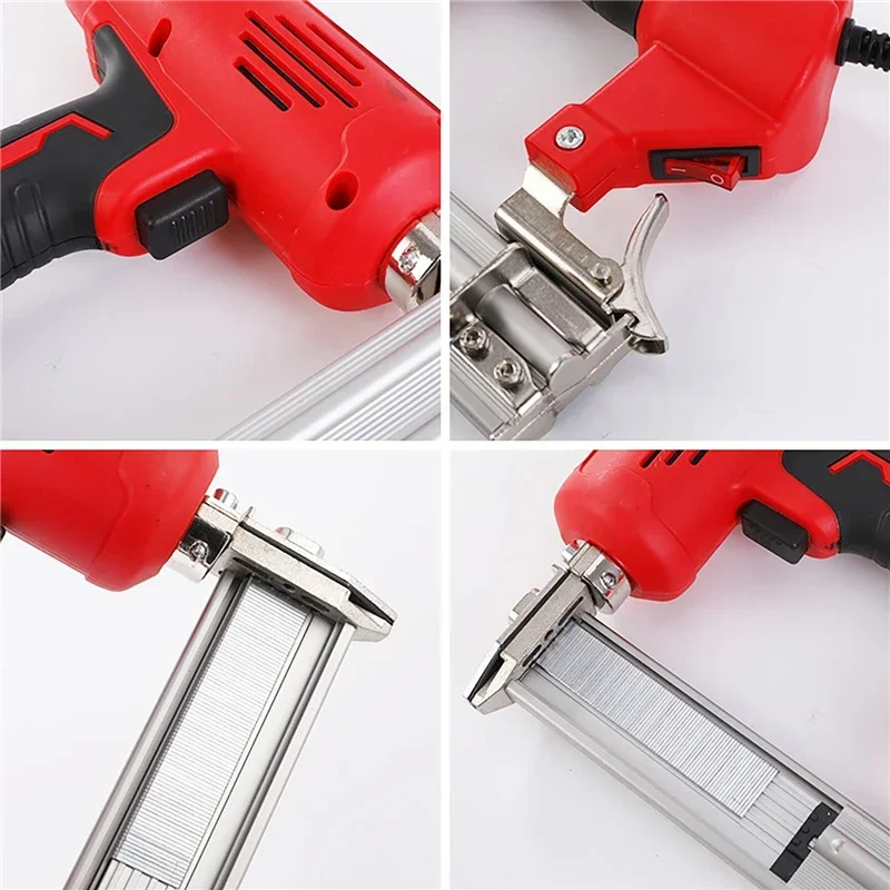 Imagem -05 - Elétrica Nailer u Grampeador Móveis de Construção Pistola de Grampo para Quadro com Grampos & Unhas Ferramentas de Carpintaria F30