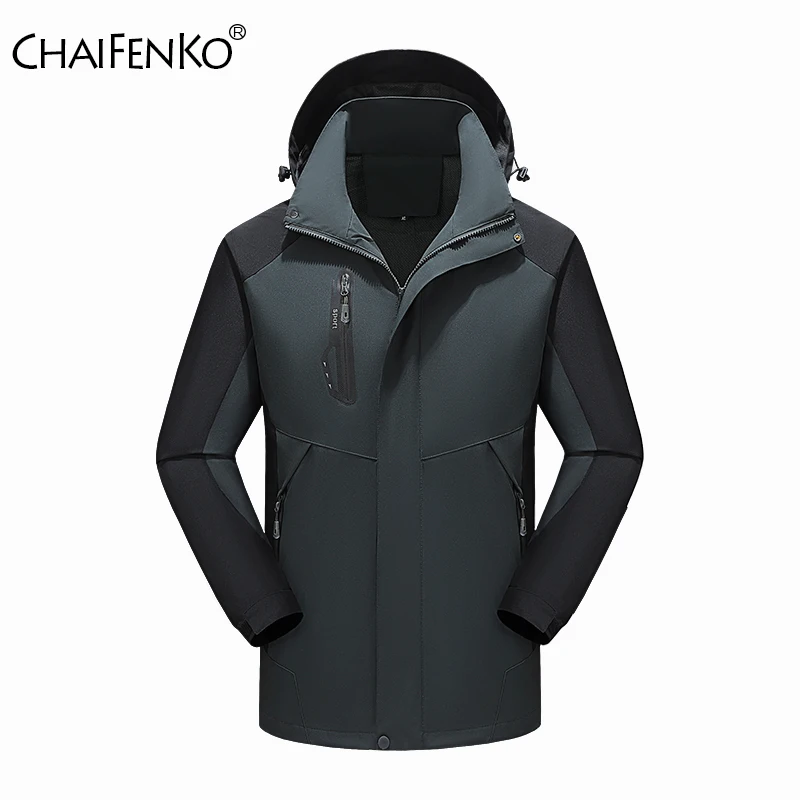 Leisure Jacket Detachable Cap Windproof Waterproof Charge Clothes Spring Autumn New Man Outdoors Mountaineering Attire Man Coat