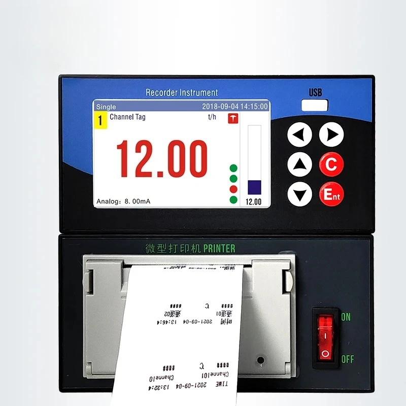 Automatic Manual Printing Data Logger with Micro Printer 6  Analog Input