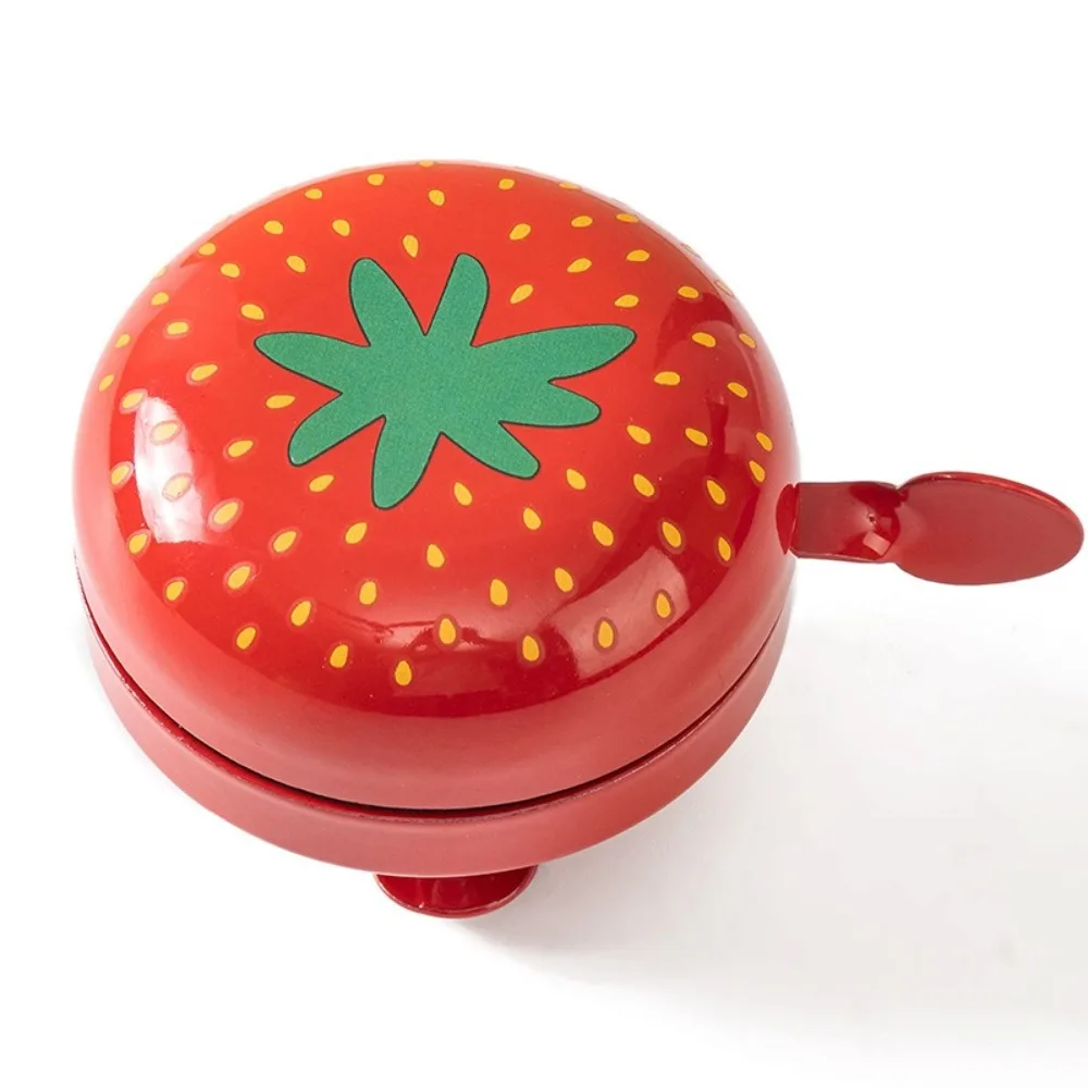 

Велосипедный звонок с изображением арбуза и клубники, мультяшная напоминающая мелодия, детский велосипедный звонок с прекрасным дизайном, аксессуары для детского велосипеда