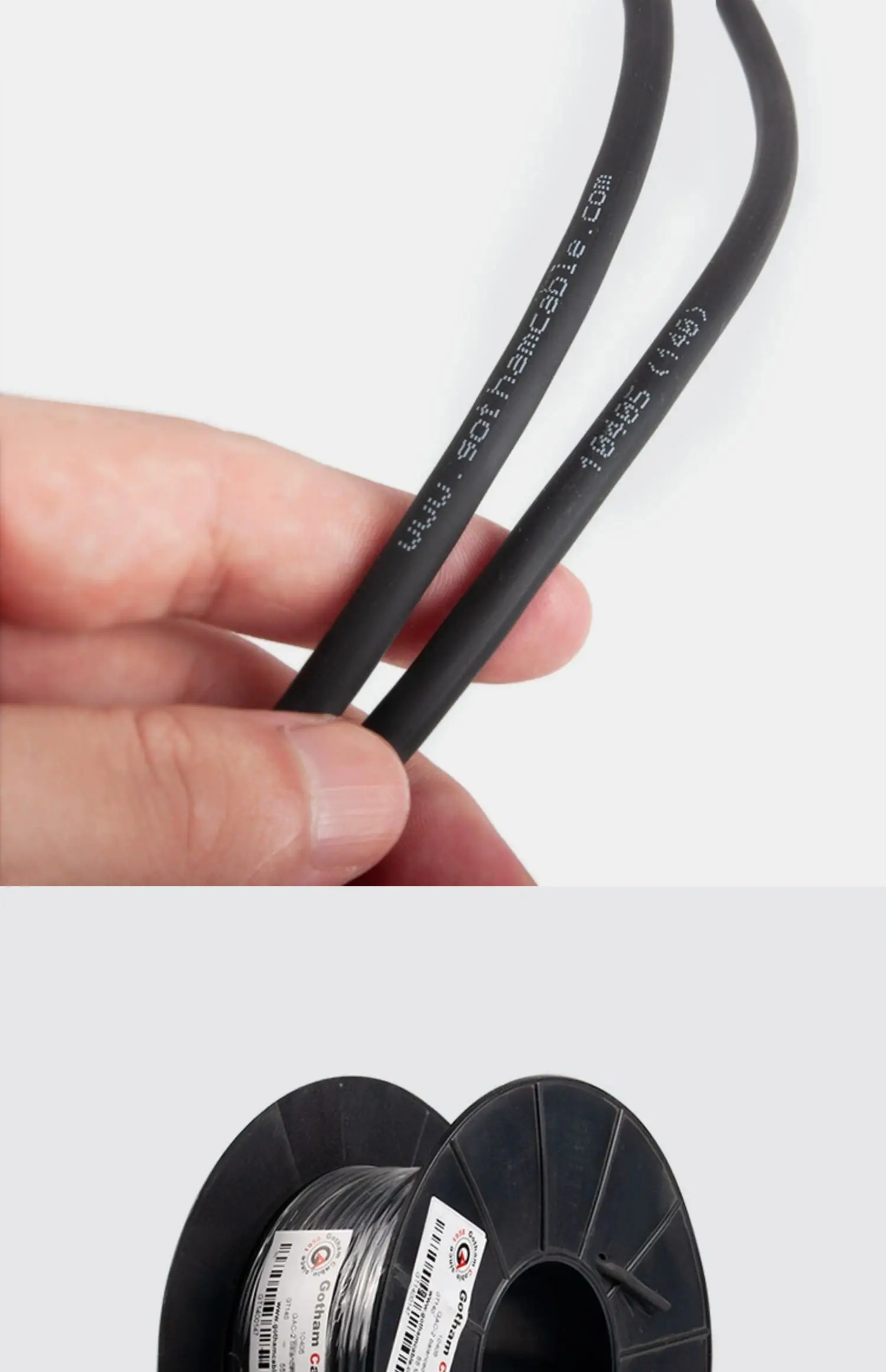 Linha de sinal de áudio com fio solto, HIFI, Goham 10405, 10404, GAC-2, 2-Core