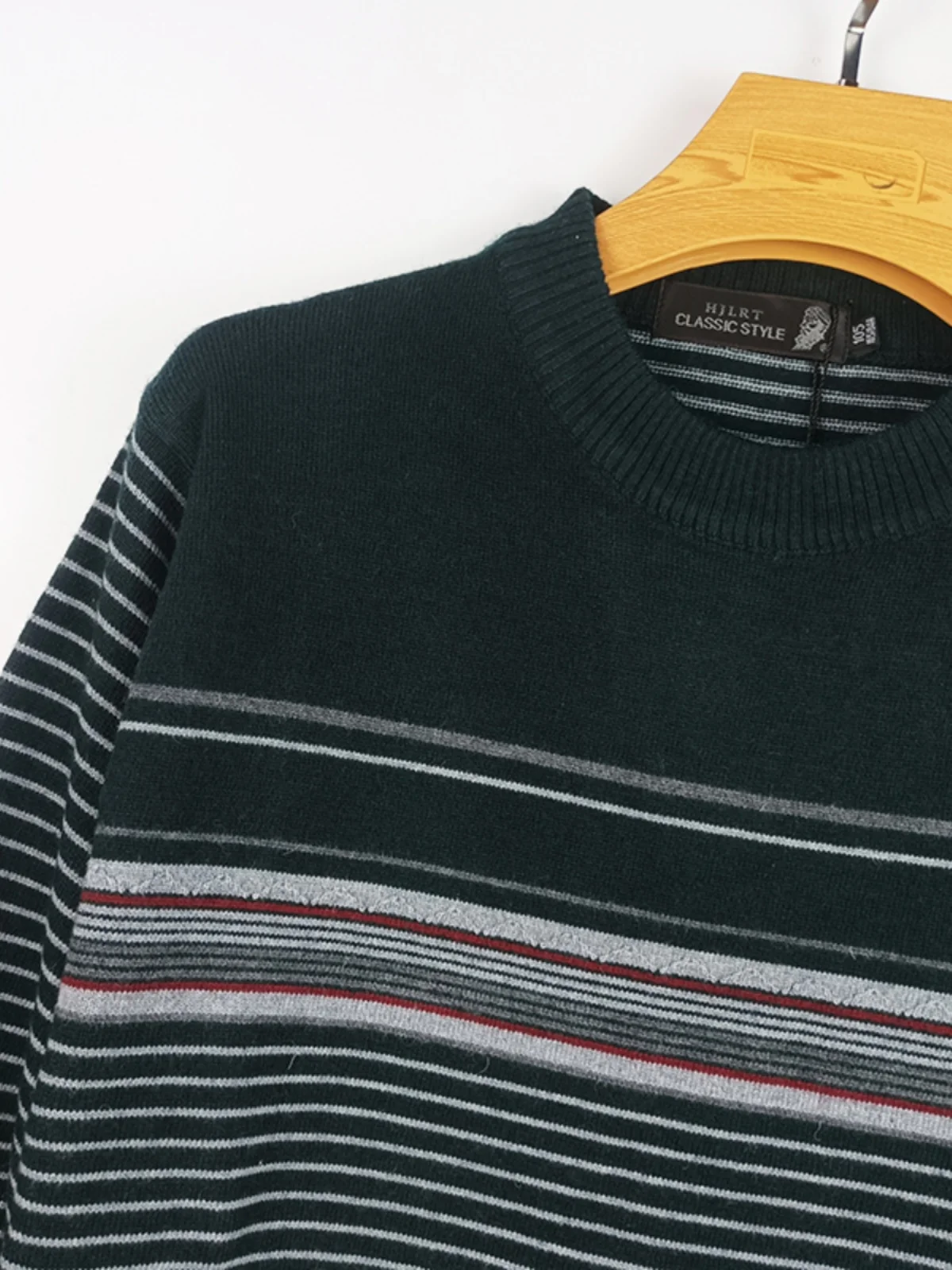 

Мужской вязаный свитер Thiened, теплая зимняя одежда для среднего возраста и ly Fathers Long Sve round Ne Pullover