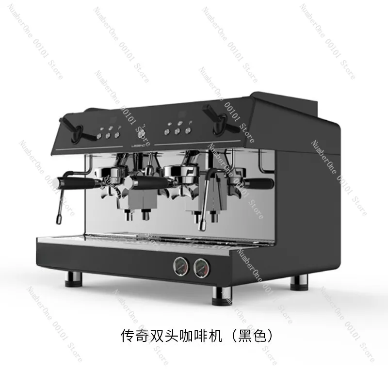 Retro Italian Style Commercial Espresso Coffee Machine Semi Automatic Single Double Group Professional Barista Maker